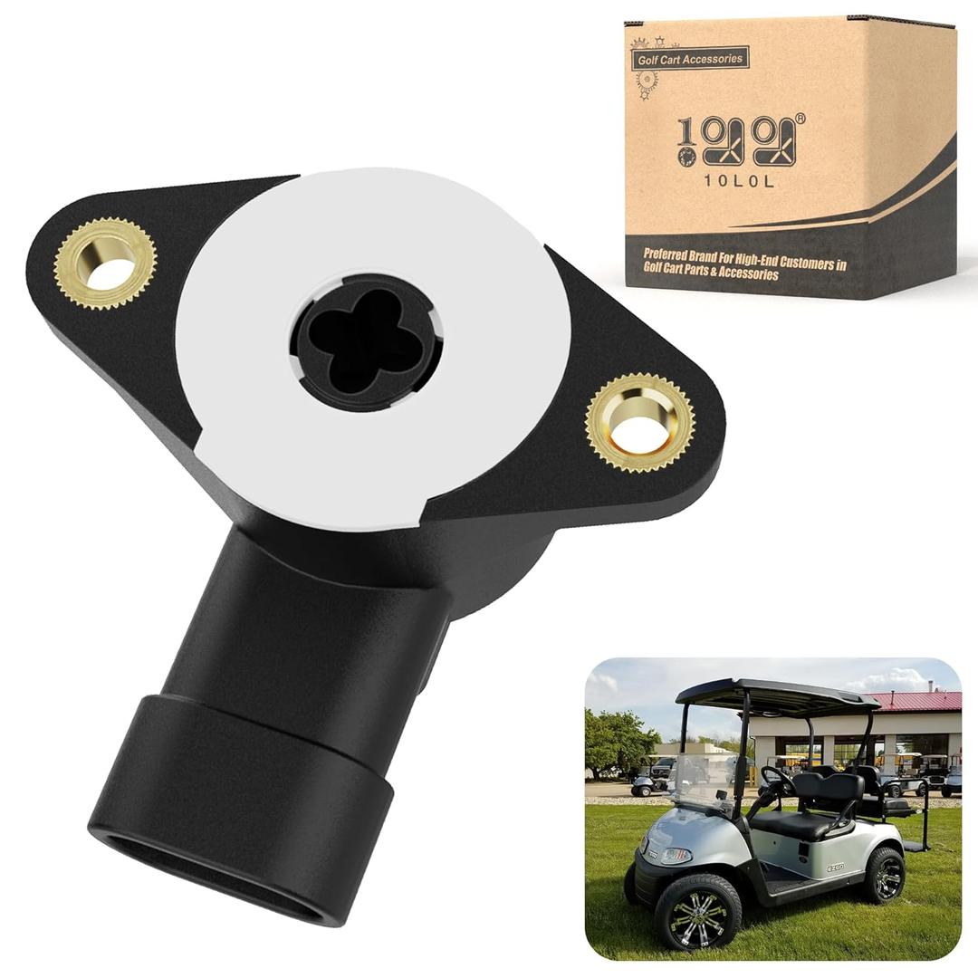 10L0L Golf Cart Accelerator and Brake Pedal Rotary Position Sensor Compatible with EZGO RXV 2008-Up Electric Golf Cart Models, OEM# 600019