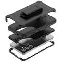 TMIDVFV Compatible with Samsung Galaxy S25/S24 Case, with Belt Clip Holster Heavy Duty Rugged Shockproof Full Body Protection Kickstand Cover for Samsung Galaxy S25/S24 Phone (Black)