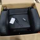 Flamaker Power Lift Recliner Chair Electric Lift Recliner for Elderly Power Lift Recliner Chair with Cup Holders Side Pockets for Living Room (Leathaire, Black)