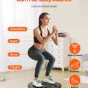VEVOR Half Exercise Ball Trainer, 23/26 inch Balance Ball Trainer, 1500lbs Capacity Stability Ball, Yoga Ball with Resistance Bands & Foot Pump, Strength Fitness Ball for Home Gym Full Body Workout