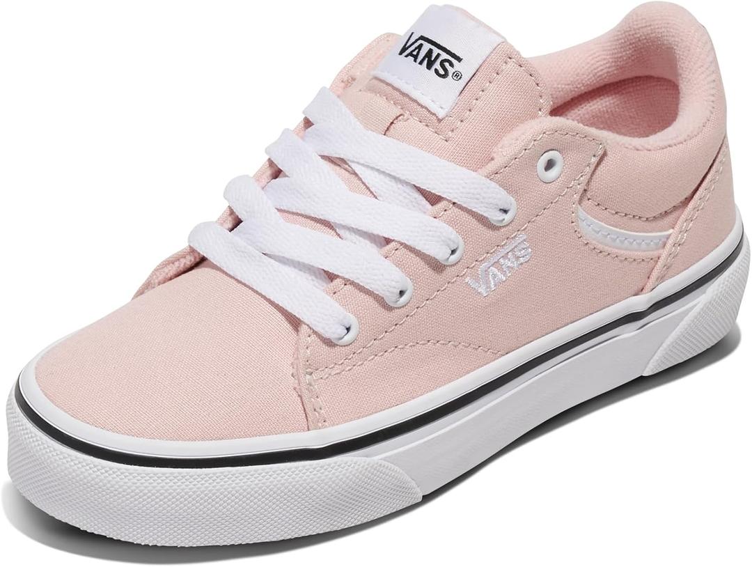 Vans Girl's Seldan Shoe Retro Tennis Inspired Sneakers for School & Everyday Fashion (2 Little Kid)