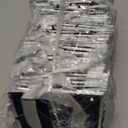 Yeaqee 50 Pcs Mini Metallic Gift Bags with Handles 4x4.75x2.25'' Tiny Thank You Favor Bags with Tag for Easter Mother's Day Wedding Spring Welcome Baby Shower Graduation Birthday (Navy Blue,Silver)