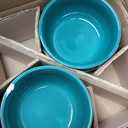 Mason Craft and More Stoneware Cafe Dinnerware Set - Teal, 12 pc