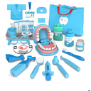 Dentist Play Set for Toddlers 3-5 - Doctor Kit Toy Gifts for 3 4 Year Old Girls, Pretend Play Montessori Toys Teeth and Dental Playset Medical Kits for Boys Kids 2-4 5 6 7 8