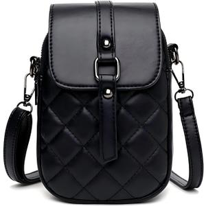 Cross-body bags for women Womens Purses Phone Purse Minimalist Purses Ladies BagSingle-shoulder Crossbody Handbag (1#black)