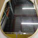 Bathroom Mirror for Wall, 36''x24'', Gold Oval Mirror for Bedroom Entryway Bathroom, Metal Framed Vanity Mirror(36''x24'', Gold)