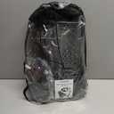 Zenoplige Mask Fins Snorkel Set, Snorkeling Gear for Adults, Panoramic View Snorkel Mask Anti-Fog, Adjustable Dive Flippers, Dry Top Snorkel and Travel Bag, Scuba Gear for Swimming Snorkeling Diving (Small-Medium, Black)