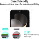 2 x Pokolan 3 Pack Designed for Samsung Galaxy S24 FE 5G Tempered Glass Screen Protector, Fingerprint Unlocking, Bubble Free, Anti Scratch, Case Friendly (Clear)