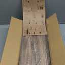 AMADA HOMEFURNISHING Floating Shelves, Paulownia Wood Wall Shelves for Bathroom/Living Room/Bedroom/Kitchen/Home Office, Natural Wood Floating Shelf for Home Storage & Organization, Set of 4, AMFS40BN (Brown)