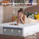 Novilla 6 Inch Twin Mattress, Gel Memory Foam Mattress, Upgraded Support