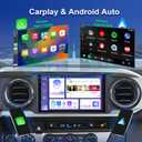 2+64G Car Stereo for Toyota Corolla 2017 2018, 9" QLED Touch Screen Android 13 Car Radio with CarPlay & Android Auto, Built-in GPS/WiFi/Bluetooth 5.4/FM AM Radio, Support OEM Backup Camera