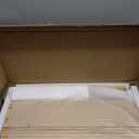 UTEX Kids Bookshelf Wall Mounted, 4-Tier Book Shelf Organizer, Tall Wooden Children's Bookcase, Storage Book Rack for Kids Room, Nursery, Bedroom, Living Room, White