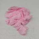 GORGECRAFT 11 Yards Pink Double-Layer Pleated Chiffon Lace Trim 5cm Wide 2-Layer Gathered Ruffle Trim Edging Tulle Trimmings Fabric Ribbon Jacquard lace for DIY Sewing Crafts Pillowcase Embellishments