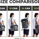 CORE Magnetic Leak Proof Soft Cooler with Waterproof Zipper | Insulated Bag Portable Ice Chest Box | Best Soft Cooler for Food & Beverages for Tailgating, Car Camping, Travel, and Family Beach Picnics, 24 Can