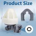 7187065 Water Softener Nozzle and Venturi Assembly, Compatible with GE, Kenmore, Whirlpool, Morton, NorthStar, Replaces 7214969, 7165704, 7238450, WS15X10027, WS15X10046-2 pcs
