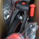 JMMD 6 in 1 Toddler Bike with Push Handle for Kids 18-60 Months, 12" Foldable Balance Bike with Training Wheels, Pedals, Brakes, Kickstand, Push Tricycle Toddler Gift & Toys for Boy & Girl (Large, Black)