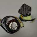 Caltric Stator & Regulator & Gasket Compatible With Honda Trx300 Trx-300 Fourtrax 300 1993-2000