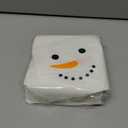 100Pcs Snowman Luncheon Napkins Christmas Snowman Paper Hand Napkins 6.5 x 6.5 Inch Winter Snowman Face Holiday Party Napkins for Christmas Party Supplies Decorations