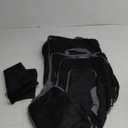 BAGAIL 4 Set/6 Set/8 Set Compression Packing Cubes Travel Accessories Expandable Packing Organizers (Half Mesh, 6-Black)
