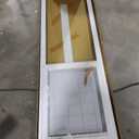 Ideal Pet Products Aluminum Pet Patio Door, Adjustable Height 77-5/ 8" to 80-3/ 8", 15" x 20" Flap Size, White