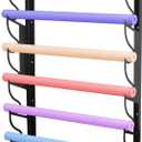 Wall Mount Vinyl Roll Holder, Metal Vinyl Holder, 6 Roll Vinyl Roll Storage - for Automotive Film, Wallpaper, Kraft, Wrapping Paper - Garage, Workshop,Car Wash Accessories