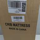 Crib Mattress Dual Sided Memory Foam Baby Toddler Bed Mattress, 52" x 27.6" x 5.5" Soft Breathable Mattresses with Removable Machine Washable Cover, Fits Standard Cribs&Toddler Beds, White&Blue, 52"l X 28"w X 5.5"th