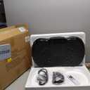 Bigzzia Vibration Plate Exercise Machine for Weight Loss  100-Speed Platform with Remote & Resistance Bands, 450 lbs Capacity  Quiet Full Body Workout for Lymphatic Drainage at Home (black)