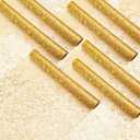 Chumia 12 Pieces Gold Table Runner 12 x 85 Inch Sequin Glitter Table Runner Roll Metallic Thin Mesh Fabric Decor for Christmas Xmas Party Wedding Bridal Shower Birthday Baby Shower Party Supplies