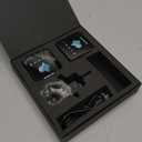 Wireless Lavalier Microphone for iPhone: Mini Microphone Noise Reduction - 328ft Transmission & 20H Battery Life for Video Recording, 3-in-1 Universal Camera & Android, Deep Grey (Brushed Black)