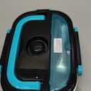 TRAVELISIMO Electric Lunch Box for Adults 100W Heated Lunch Box For Men 1.5L Stainless Steel Portable Food Warmer, 12/24/110V for Travel & Work, Loncheras Electricas Para Calentar Almuerzo (Neon Blue)