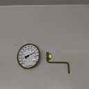 AcuRite, brass 00334 4-Inch Swivel Thermometer, 3.5 Inch