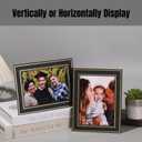 50Pack Paper Picture Frames with Easel 5X7 Inch Cardboard Photo Frame Cards Bulk Paper Photo Frame for Mother's Day Father's Day Graduation Wedding Birthday Classroom DIY- Black with Gold Trim