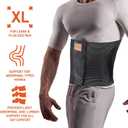 Everyday Medical Plus Size Umbilical Hernia Support Belt I Pain and Discomfort Relief from Umbilical, Navel, Ventral and Incisional Hernias I Hernia Binder for Big Men and Large Women  L/XL