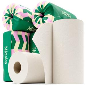 Bamboo Paper Towels - Kitchen Paper Towel w/ 6 x 2-Ply Kitchen Rolls - Washable Paper Towels for Kitchen, Absorbent Towel Kitchen Roll - Biodegradable Bamboo Paper Towels - Kitchen Paper Towel w/ 6 x 2-Ply Kitchen Rolls - Washable Paper Towels for Kitchen, Absorbent Towel Kitchen Roll - Biodegradable