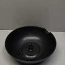 U-nitt 12" Spill Bowl Downspout Catch Basin for Rain Chain Anchoring & Stake | Rainwater Collection for Roof |Gutter Catch Basin | Good for Water Fountain & Birdbath | Black | Handles Heavy Rain