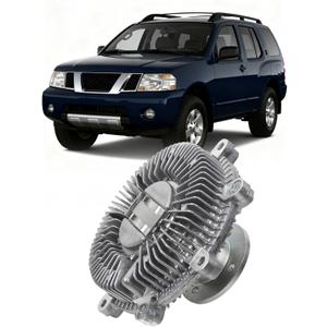 Dasbecan Radiator Cooling Fan Clutch Compatible With Nissan Pathfinder R51 Frontier D40 Xterra N50 2005-2012 V6 4.0L Replaces# 21082-EA200 21082EA200 9502110 17120-82Z10 1712082Z10