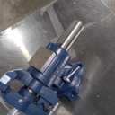 Yost Vises 750-E Multi-Jaw Rotating Vise System | 2 in 1 Multipurpose Bench and Pipe Vise | Secure Grip with Swivel Base | Made with a Combination of Ductile Iron & Hardened Steel | Medium, Blue