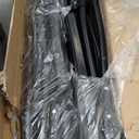 Fitvids Folding Exercise Gymnastics Mat for Tumbling, 10'x4'x2" Gym Workoutt Mat with Carry Handles, Black