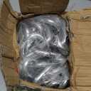 Logest Weight Lifting Chains with Collars - 1 Pair in 15LB 25LB 35LB 45LB Steel Workout Chains - Fitness Equipment for Deadlifts Bench Presses and More Targets Back Legs Core Weight Chains