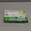 SWIFTLITE Disposable Vinyl Gloves, Food Safe, Latex-Free Powder-Free Clear Plastic Gloves for Cooking, House Clean, Food Prep