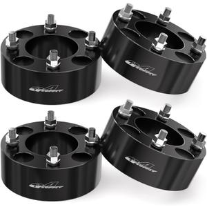 GAsupply ATV 4x110 Wheel Spacers 2 inch, Black ATV Wheel Adapters Spacers 74mm Hub Bore 101.25 Studs, Compatible with Honda, Suzuki, Bombardier, 4 Pack