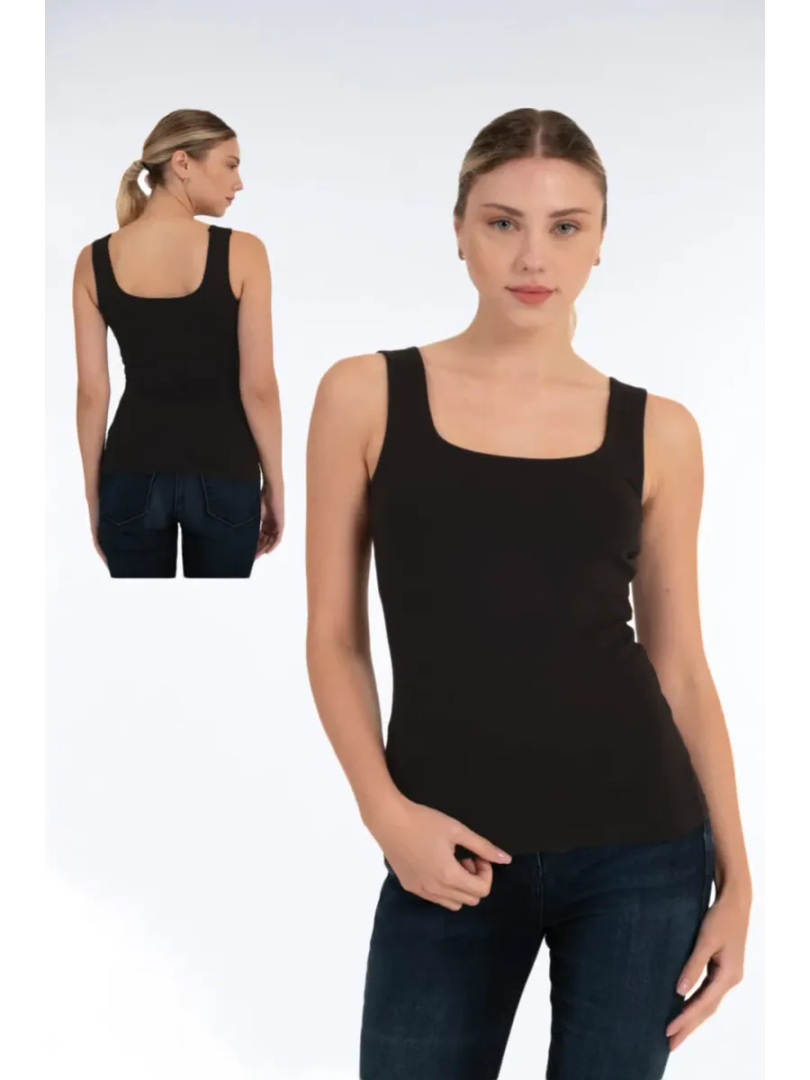 Women's Tank Top Sleeveless Ladies Workout Tee Black S