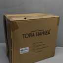 TOPIA HANGER Cherry Wood Hangers 30 Pack, Space Saving Coat Hanger with 360 Swivel Cascading Loop Hook, Non Slip Pants Bar and Shoulder Notches for Camisole, Jacket, Suit (Mahogany) -CT74M30