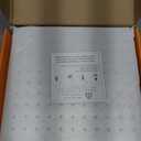 10 inch Rain Shower Head with Handheld Spray Stainless Steel, High Pressure Square Rainfall Showerhead Combo with 6 Handheld Sprayer, Detachable Shower Heads Waterfall Shower for Bathtub (Silver)