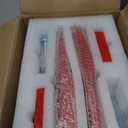 Fenglesha Front and Rear Tow Hooks Compatible with Toyota Tacoma 2024 2025 2026, Left and Right Red