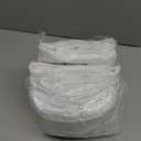 4 Pack Rectangle Tablecloth 60x126 Inch White Washable Polyester Table Cover for Wedding Dining Table Buffet Parties Banquet Decoration White