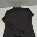 Abardsion Women's Long Sleeve Mock Turtleneck Shirts 2025 Fleece Lined Base Layer Slim Fit Thermal Underwear Tops M