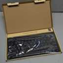 Arteck 2.4G Wireless Keyboard Stainless Steel Ultra Slim Keyboard for Computer/Desktop/PC/Laptop/Surface/Smart TV and Windows 11/10 / 8/7 / Vista/XP Built in Rechargeable Battery