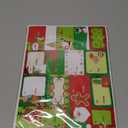 Christmas Gift Tags Stickers, Christmas Presents Self Adhesive Name Labels Santa Snowmen Xmas Tree for Present/Wrapping Paper Decorations-216 Pcs