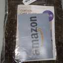 MIULEE Decorative Back Tab Linen Curtains with Geometric Pattern for Living Room Bedroom Farmhouse Rustic Thick Woven Textured Patterned Mudcloth Drapes 84 Inches Long 2 Panels Set, Dark Grey